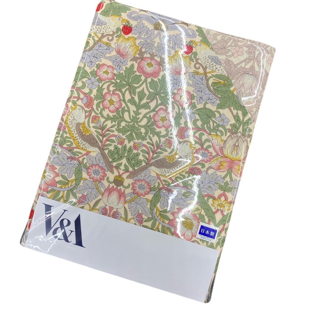 ウイリアムモリス　V&A　いちご泥棒　掛けふとんカバー　No.１０７　ピンク系