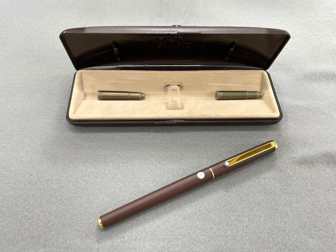 モンブラン　MONTBLANC Ｓライン　万年筆　ブラウン・ブラック　セット
