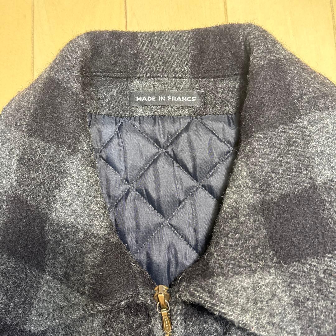 agnes b. フランス製　ヴィンテージ　ウールコートririジップ