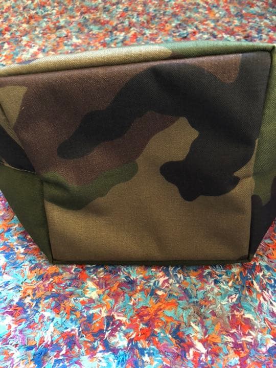 極美品　Hervé Chapelier エルベシャプリエ　トートS 迷彩柄