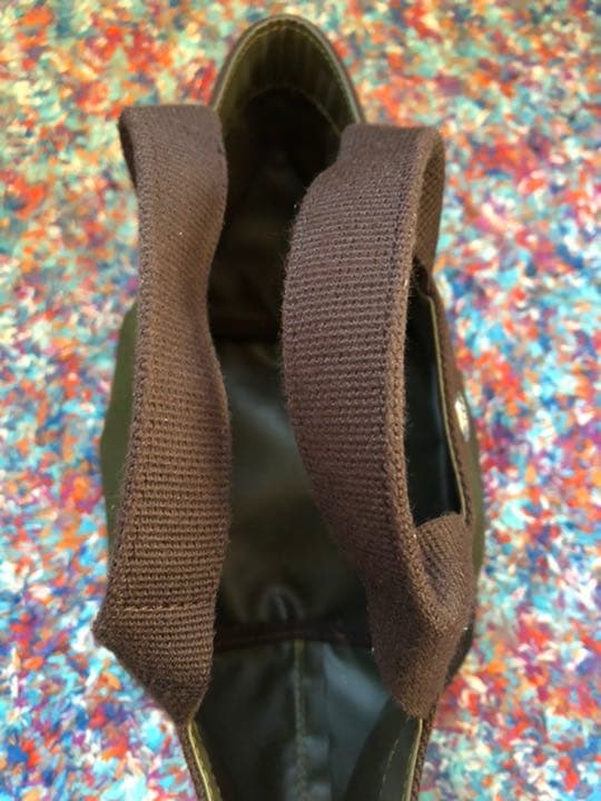 極美品　Hervé Chapelier エルベシャプリエ　トートS 迷彩柄