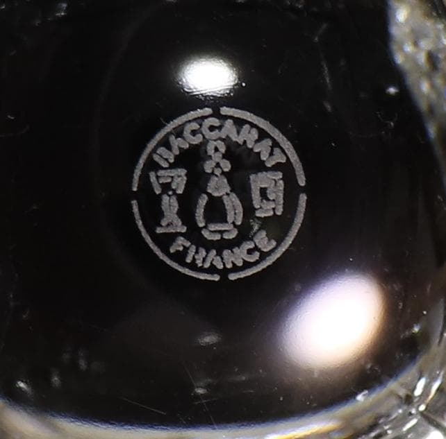 オールド・バカラ ジョルジュシュヴァリエ氏作 バターディッシュ ペア 調味料入れ