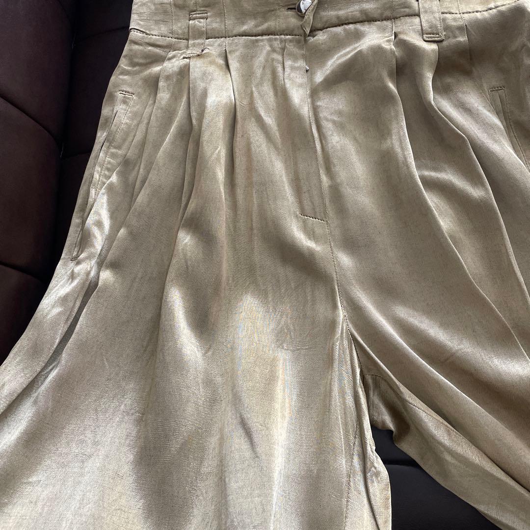 ヴィンテージ ゴールド オールインワン 長袖 サロペット つなぎ 古着