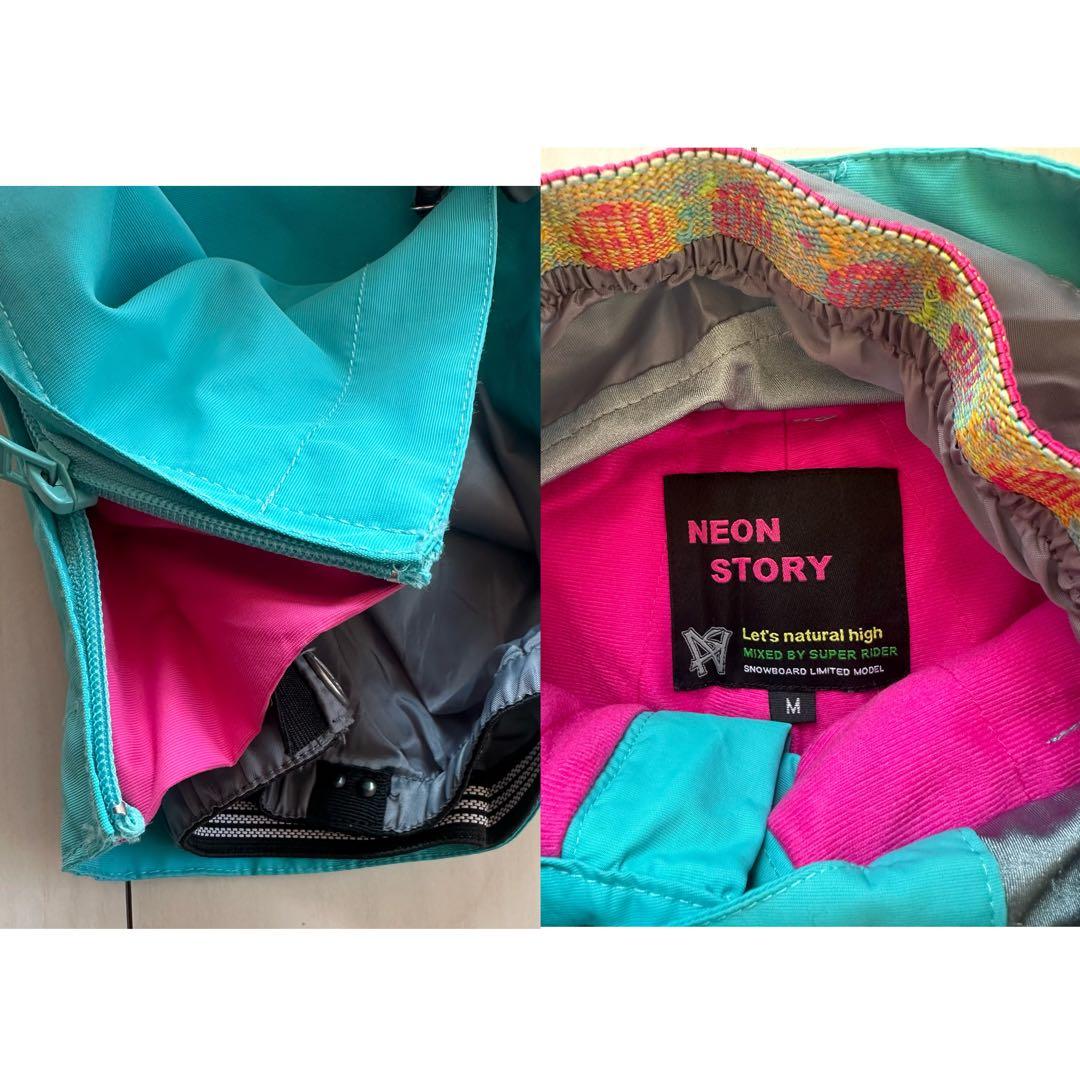 中古超美品スノーボードウエア 上下セット レディース