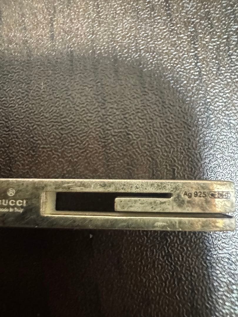 GUCCI ネックレスメンズ シルバー