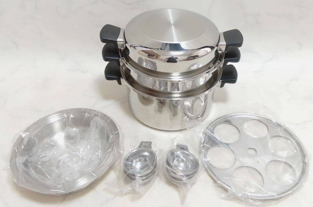 未使用 Amway 6L シチューパン 現行型 アムウェイ 両手鍋 IH対応 ③