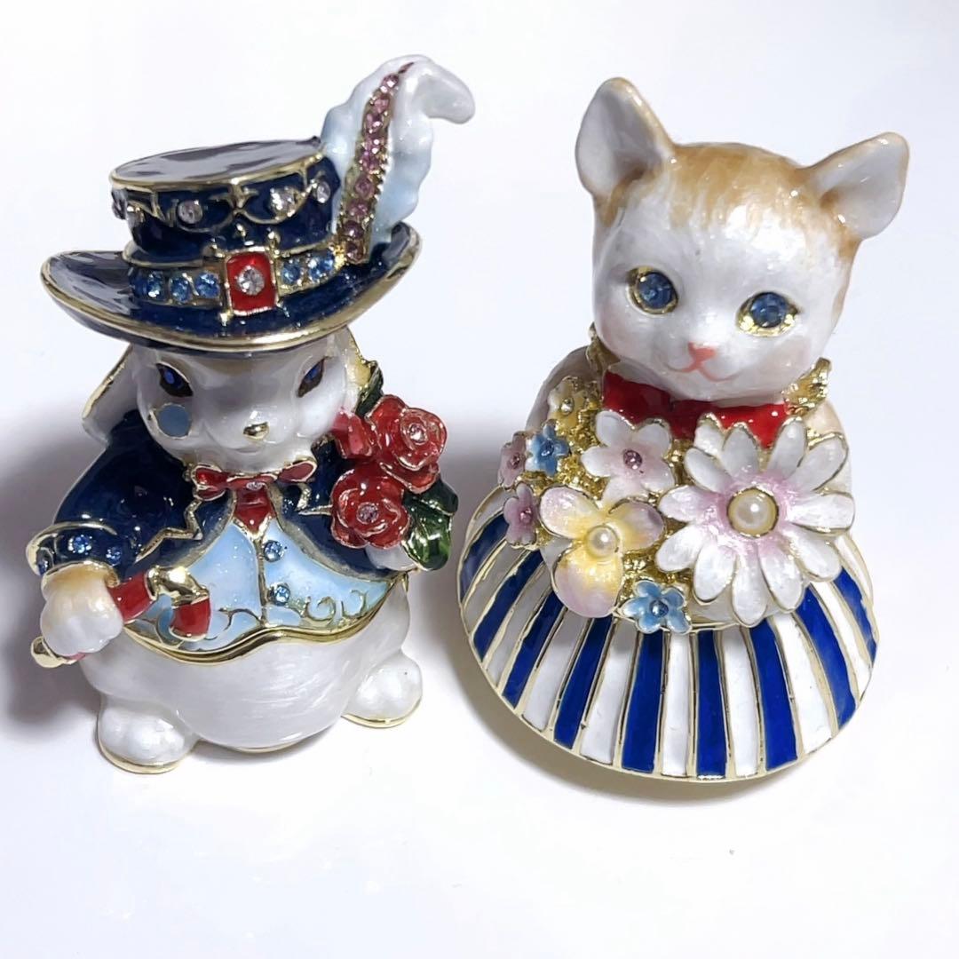 東京銀座PICALS ジュエリーケース　フルールキャット　うさぎ男爵