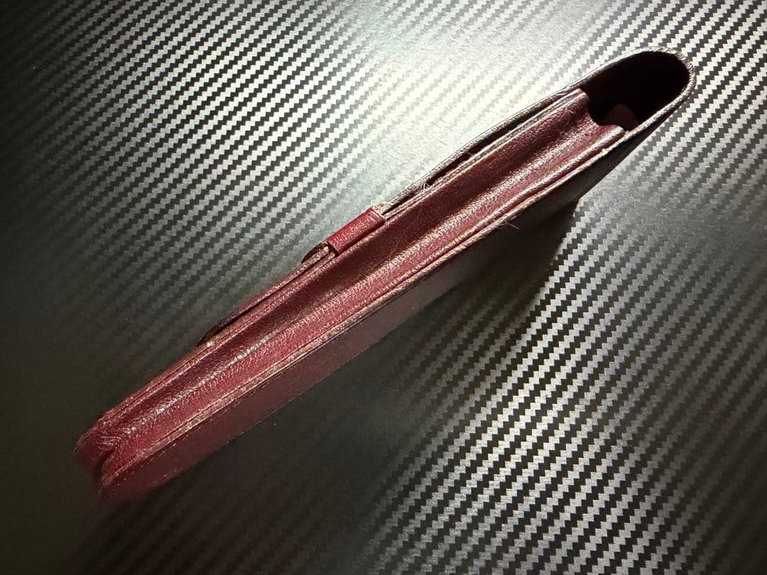 美品 モンブラン ペンケース 3本差し ブラウン