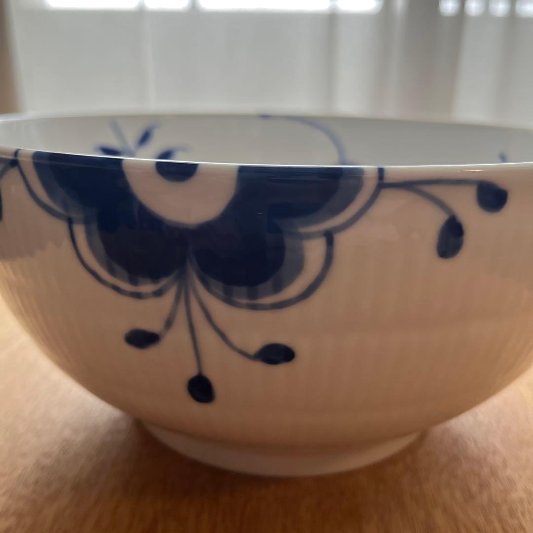ロイヤルコペンハーゲン⭐️ブルーフルーテッドメガボウル24センチ