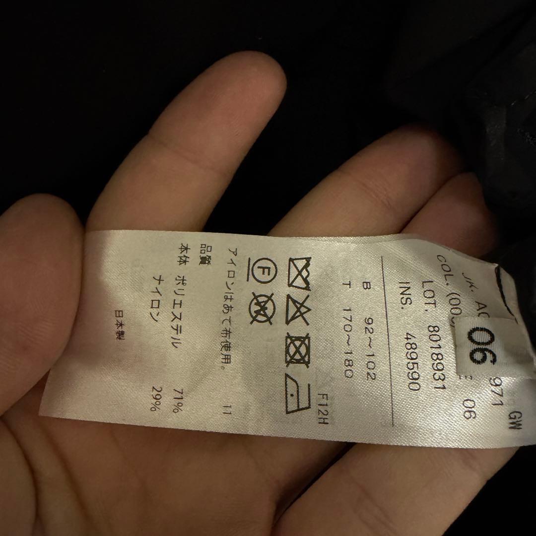 N-861 ATON エイトン　ショートモッズコート　ライナー付　6 ブラック