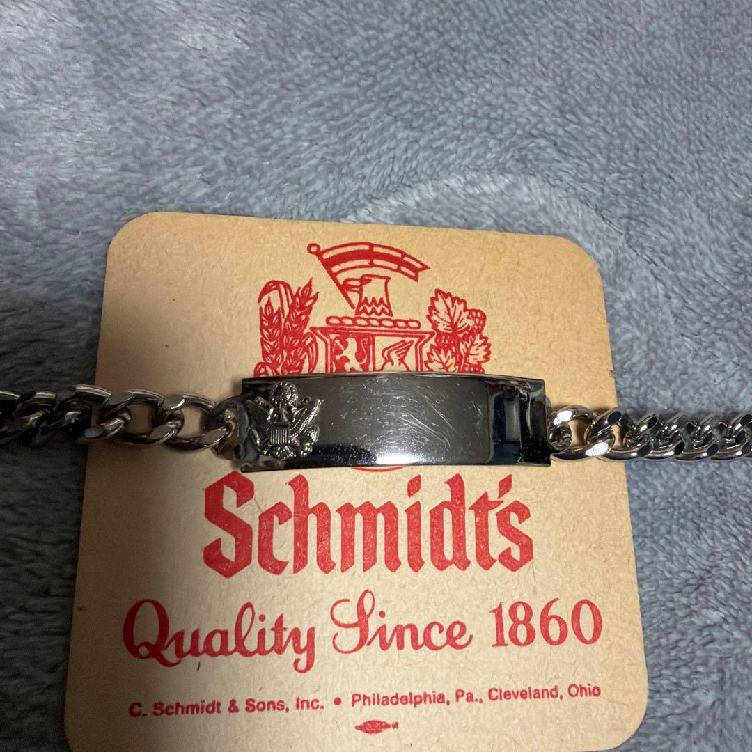 60s US ARMY ヴィンテージ ミリタリー シルバーIDブレスレット
