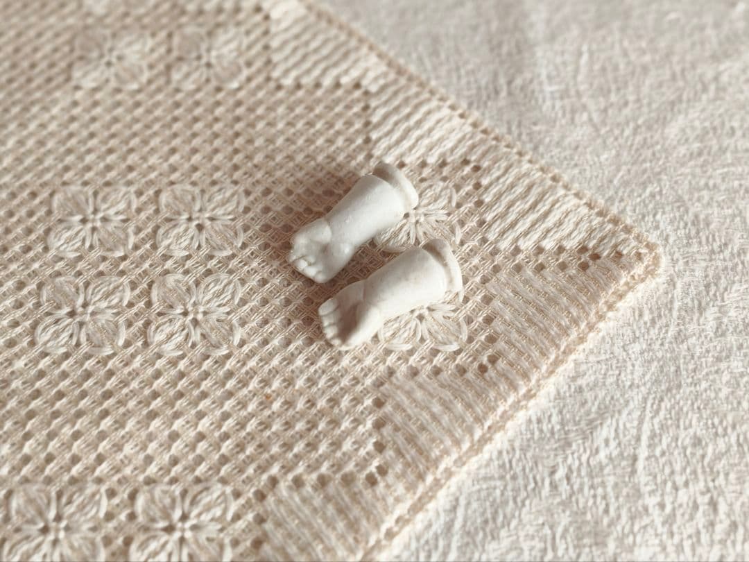 * vintage parts ୨୧ * 陶器の小さな 手 ハンド