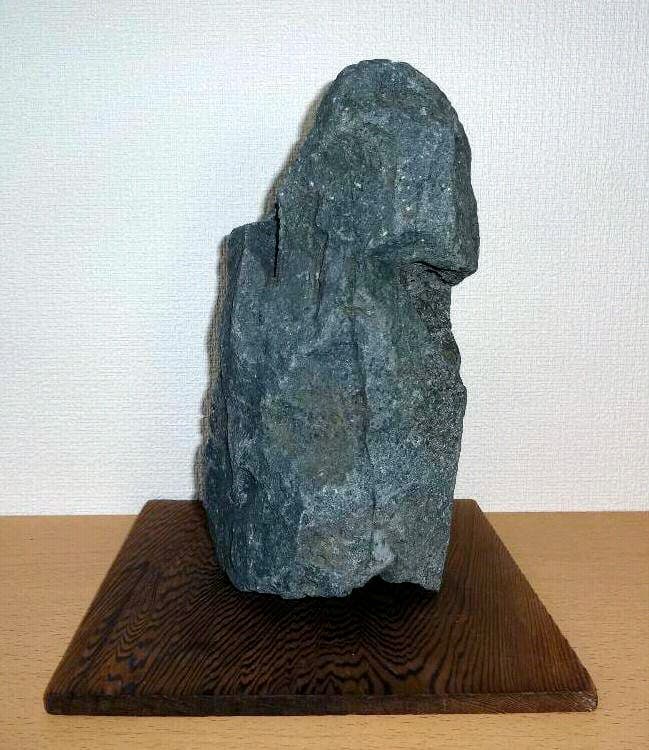【鑑賞用自然石(風速)】自然石 板台付き