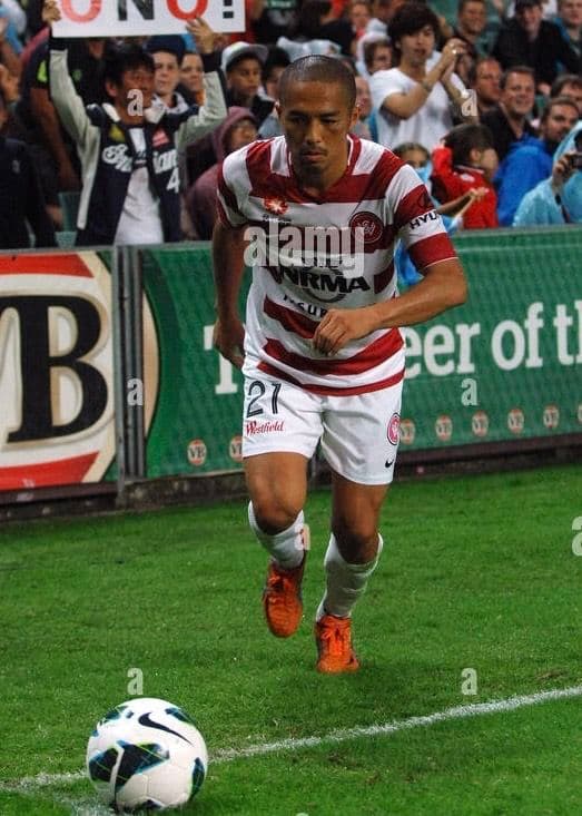 2014 ウェスタン・シドニー　小野伸二　NIKEオフィシャルユニフォーム