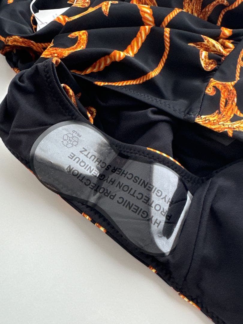 【新品】GANNI ガニー　ブラック スイムウエア ワンピース水着