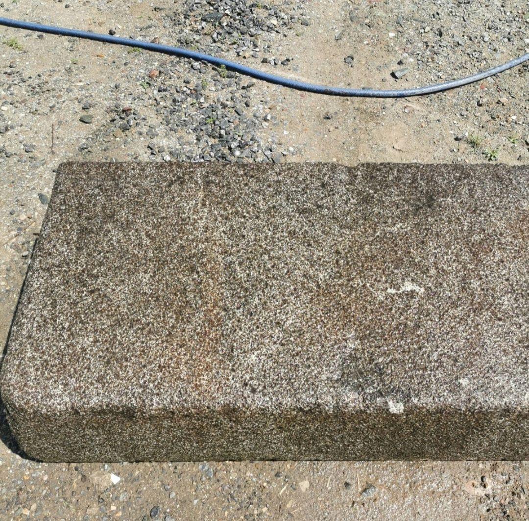 沓脱石　759キロ　庭石　石　石材　庭 坪庭　ガーデニング　置物　オブジェ