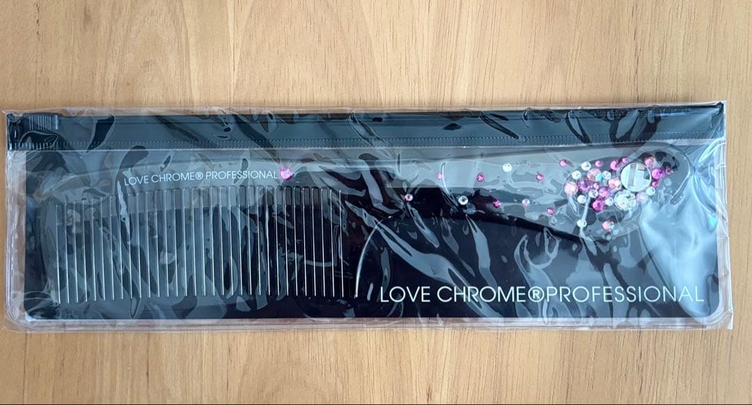 ラブクロム　プロフェッショナル　テツキ　スワロフスキー　ローズピーチ　静電気抑制