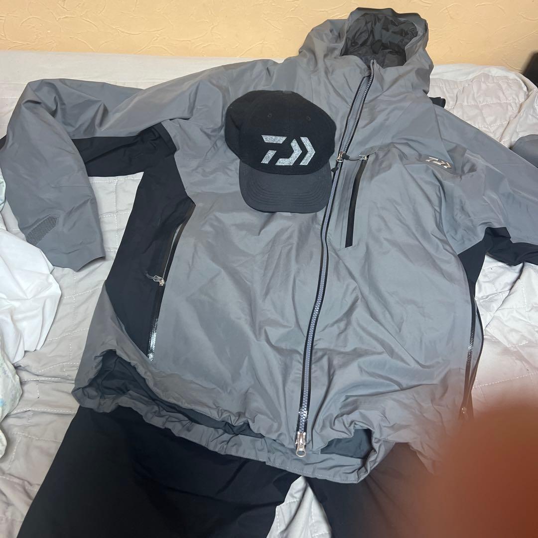 超お得セット! ダイワGORE-TEX フィッシングスーツ 2XL キャップ付き