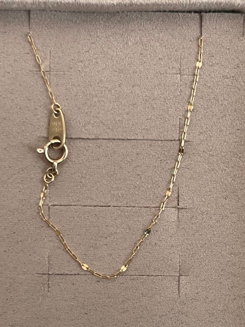 ete K10YG チェーン ステーション ブレスレット