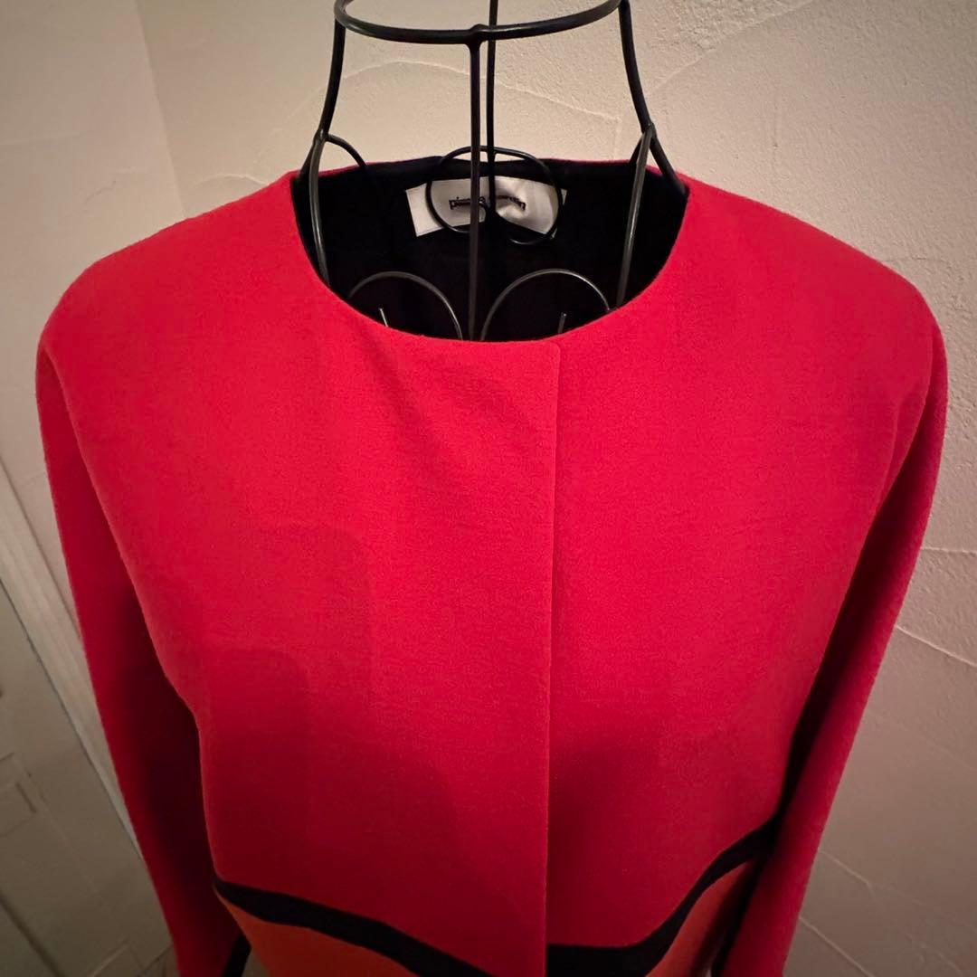 翠*ん様 美品　pierre cardin ピエールカルダン デザインコート　サ
