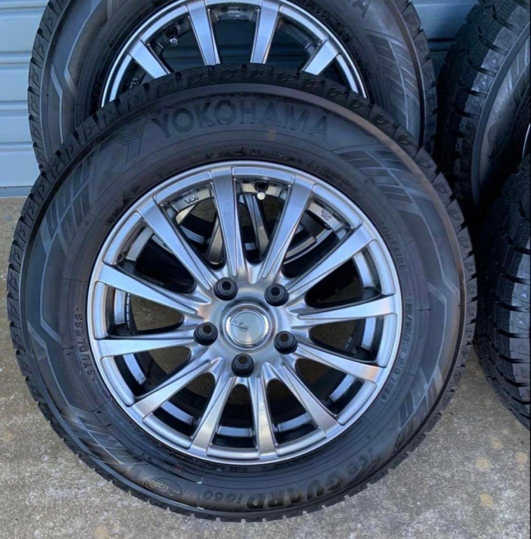 ヨコハマ iceGUARD iG60スタッドレス195/65R15アルミ付①