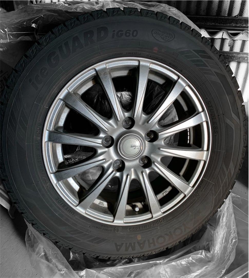 ヨコハマ iceGUARD iG60スタッドレス195/65R15アルミ付①