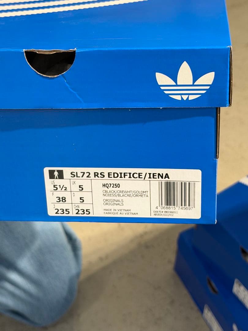 【完売サイズ】adidas SL72 RS EDIFICE/IENA 23.5