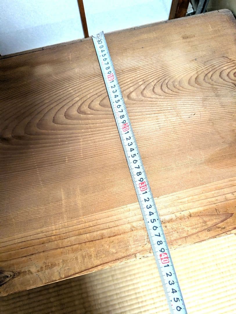 【直接引取可】昭和レトロ 桐の茶箪笥 持ち手付 飾り棚 アンティーク 八千代市