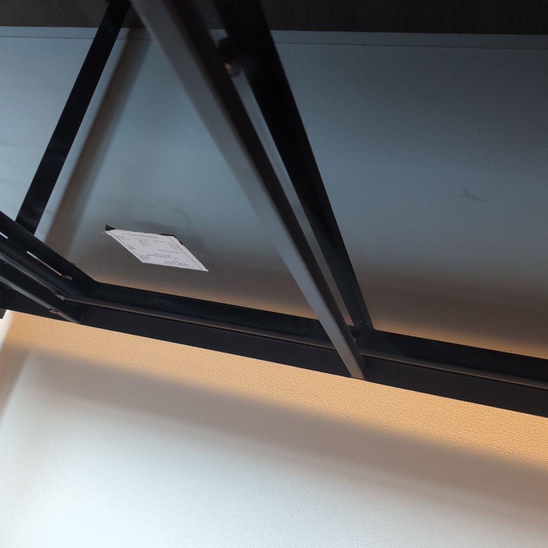 セラミック　大理石風　強化ガラス　ダイニングテーブル 長方形