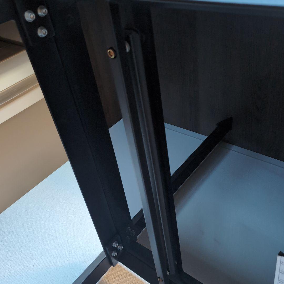 セラミック　大理石風　強化ガラス　ダイニングテーブル 長方形