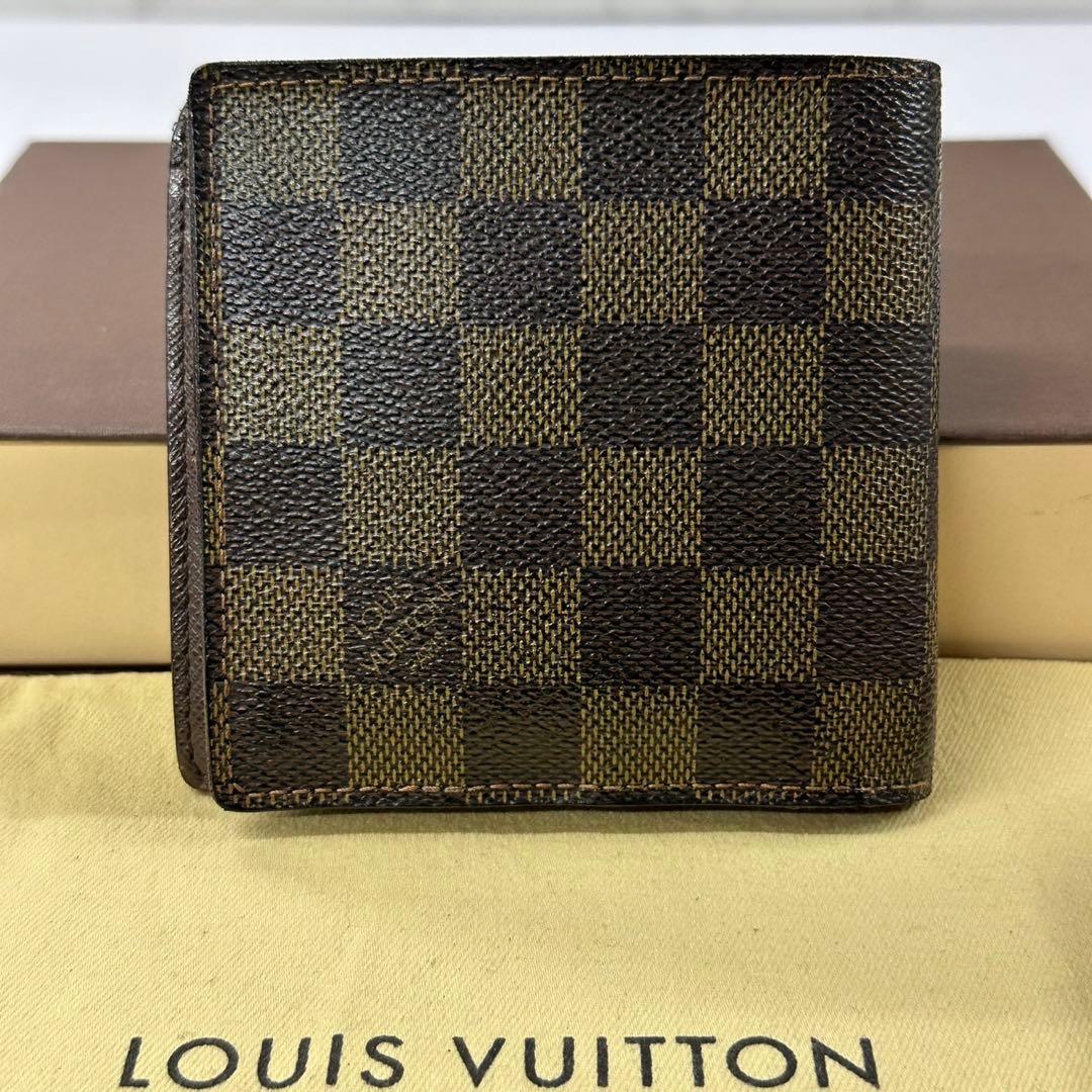 新品同様‼️ ルイヴィトン　ダミエ　ポルトフォイユ　マルコ　財布　折り財布