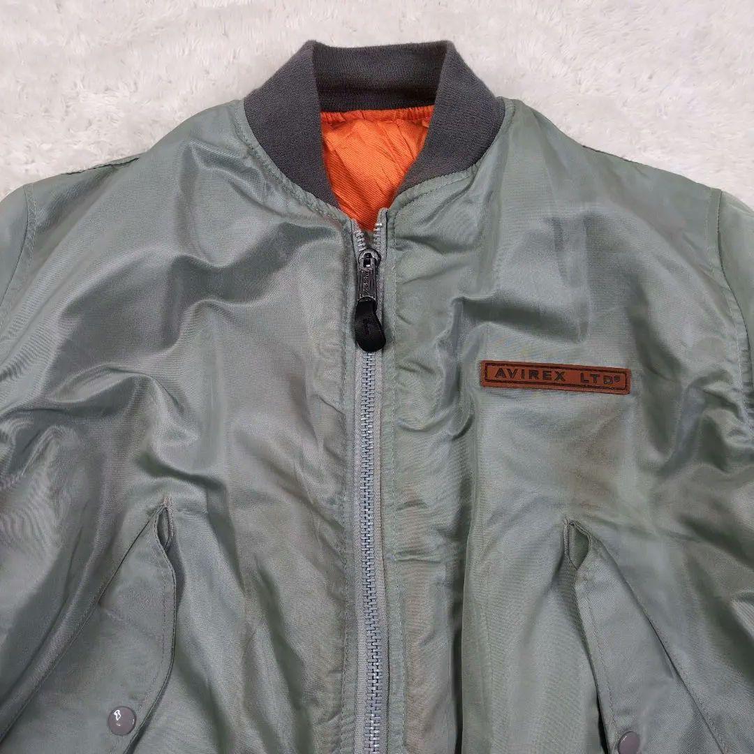 80s 90s USA製 AVIREX アーチロゴ flight jacket