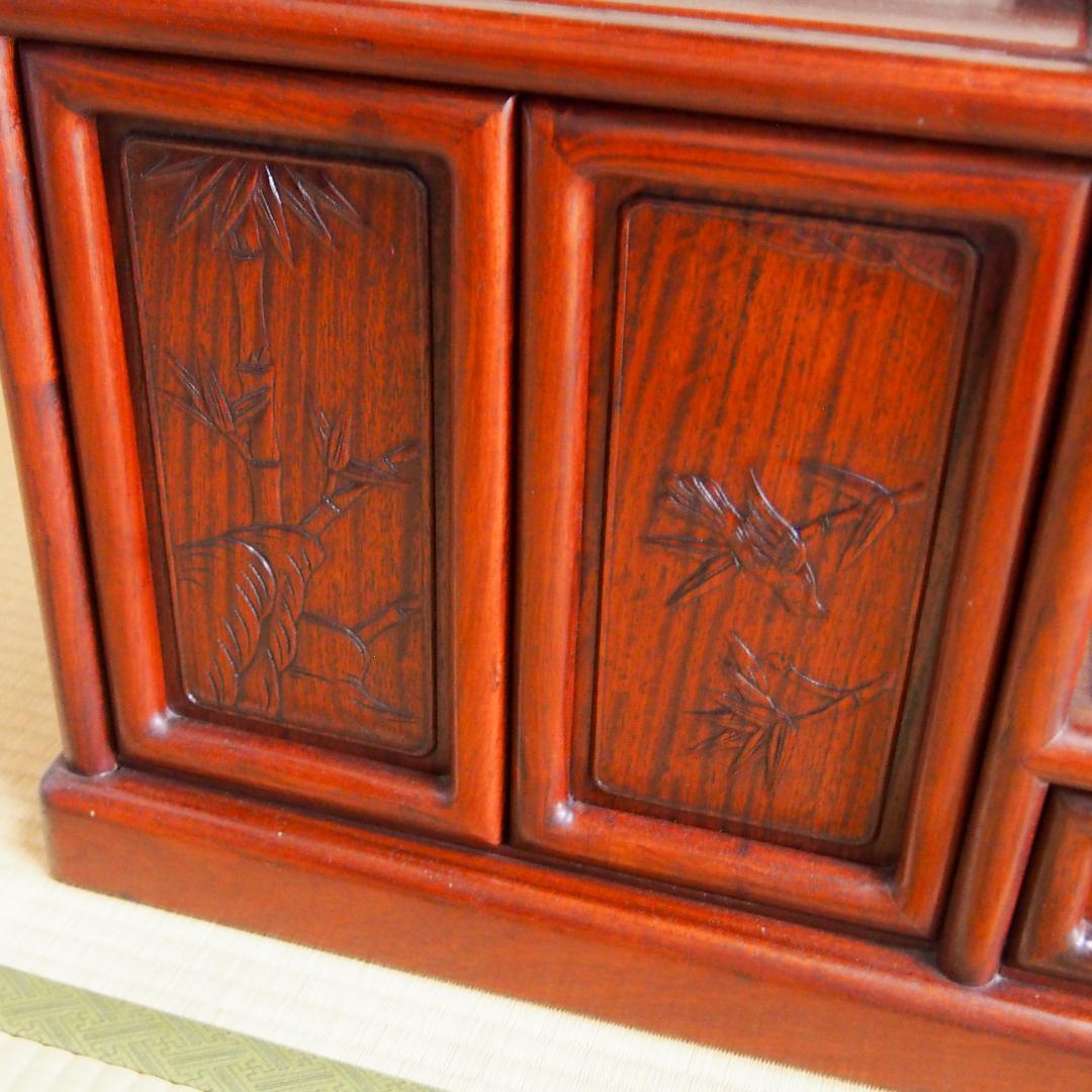 和風アンティーク 飾り棚 茶箪笥