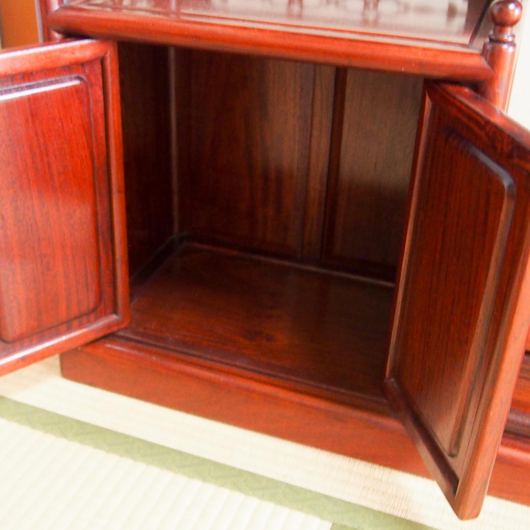 和風アンティーク 飾り棚 茶箪笥