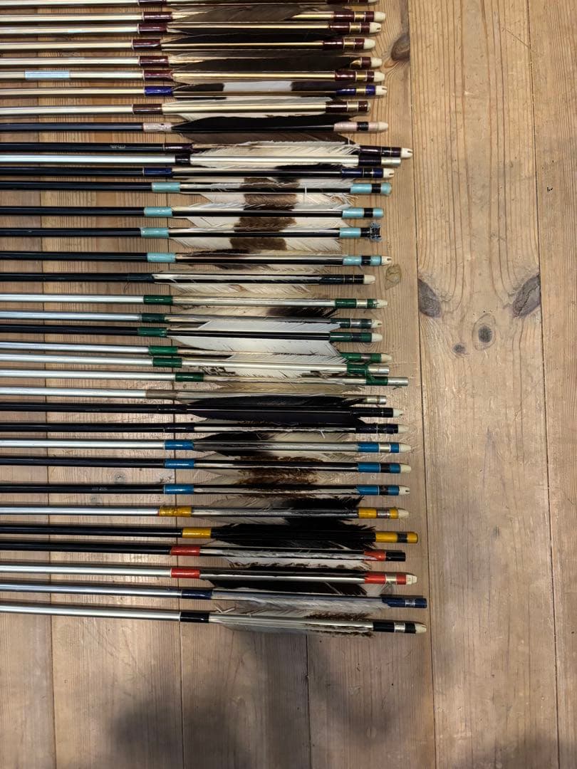 弓道ジュラ矢74本セット