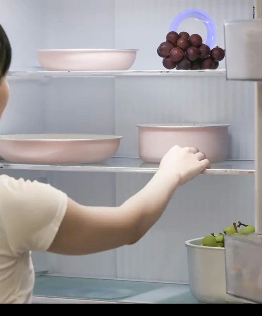 5点クックウェアセット クリームホワイト