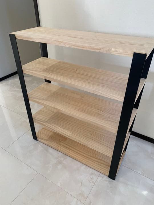 アイアン家具　5段シェルフ