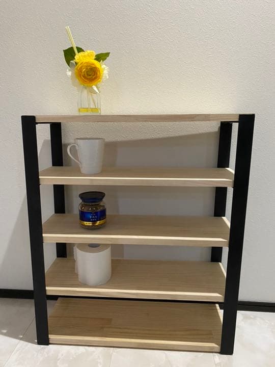 アイアン家具　5段シェルフ