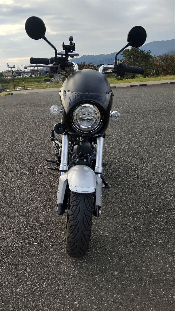 ダックス125　ビックヘッドライトカバー　ビキニカウル