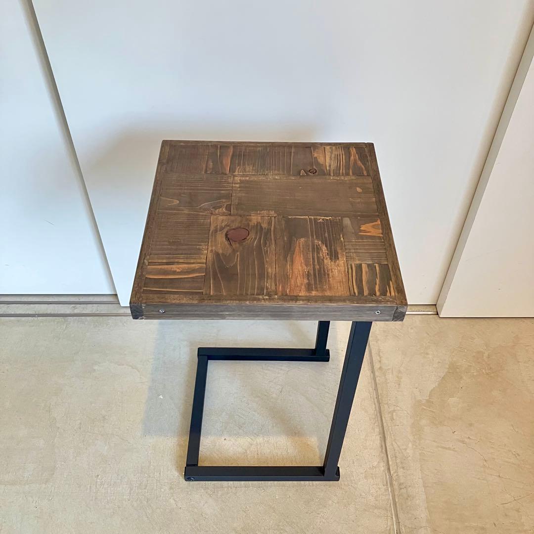 モザイク柄のサイドテーブル【ハンドメイド家具】