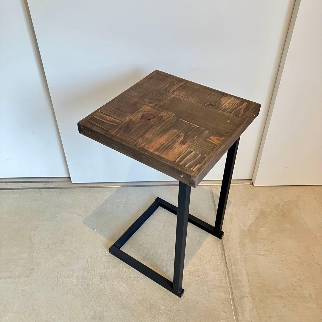 モザイク柄のサイドテーブル【ハンドメイド家具】