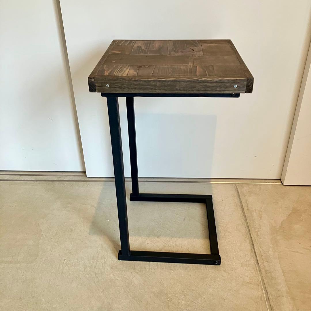 モザイク柄のサイドテーブル【ハンドメイド家具】