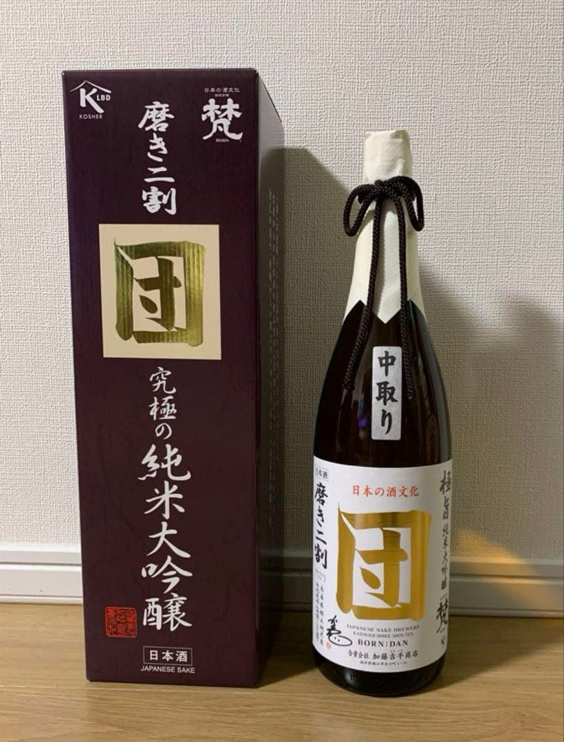 梵 団 磨き二割 中取り 無濾過原酒 究極の純米大吟醸 1800ml 化粧箱入り