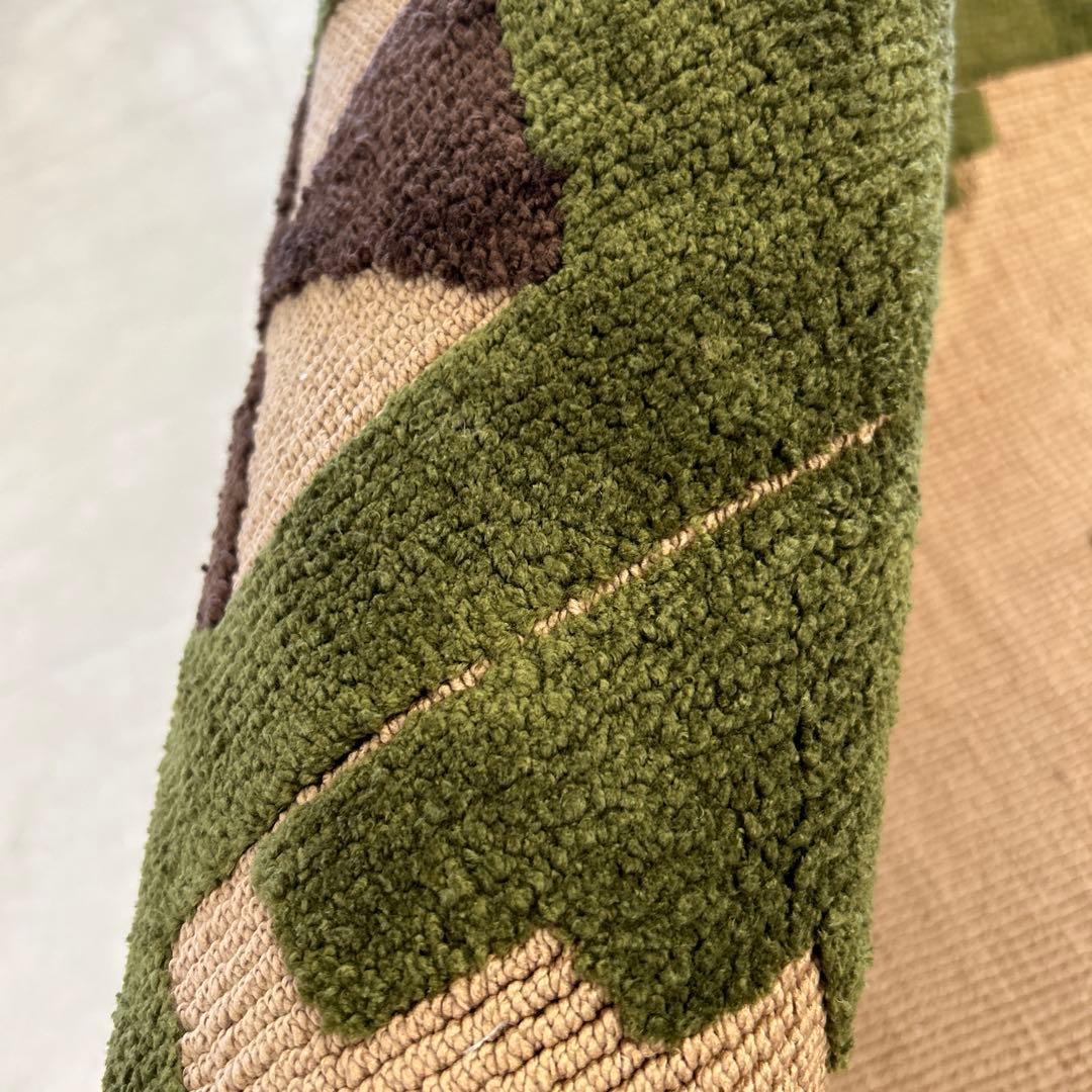 展示品☆キリム柄ラグ 低反発ラグ ふかふか 190×240cm シンプルラグ