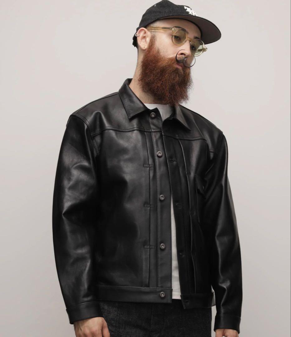 Schott ショット シープ 1st トラッカージャケット レザージャケット