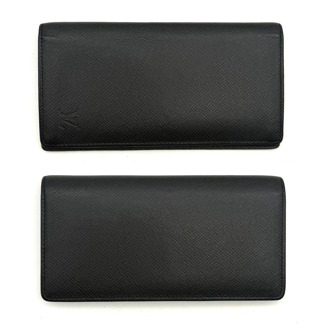 新型 ルイヴィトン タイガ ポルトフォイユ ブラザ 折り財布 黒 ノワール