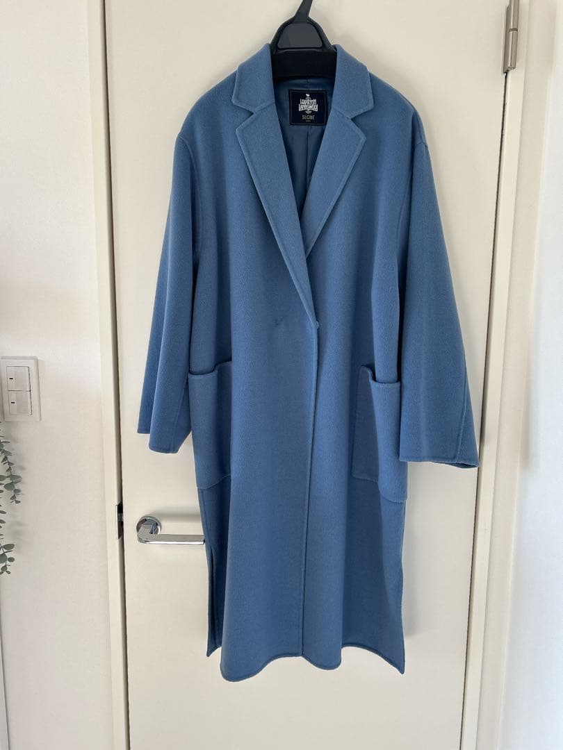 SLOBE IENA HAMILTONダブルフェイスロングチェスターコート