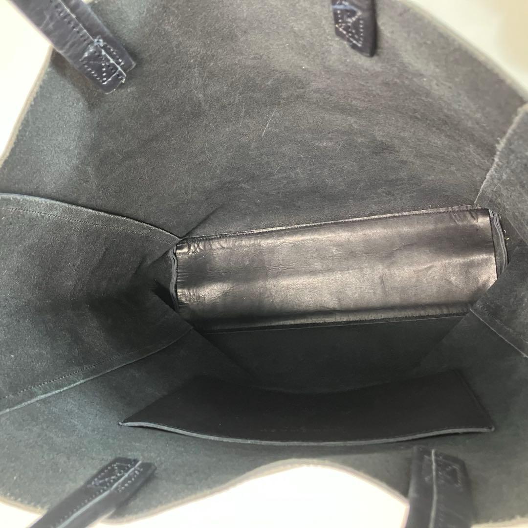 【良品】マーガレットハウエル ソフトレザートートバッグ 本革 A4 大容量