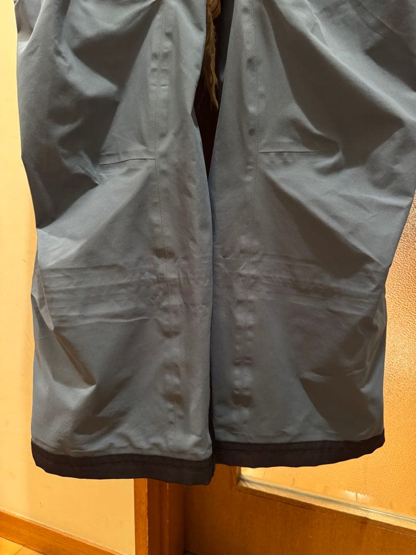 unfudge アンファッジ　GENTLE BIB PANTS ブルーグレー