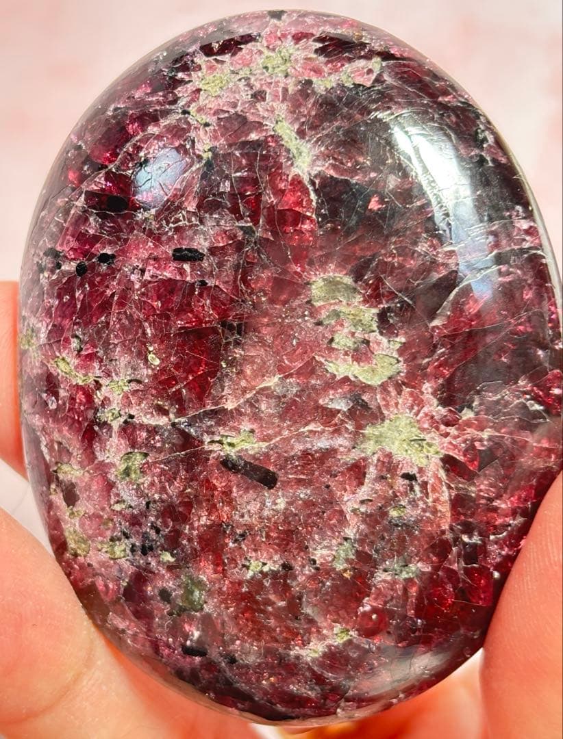 ガーネット　ハイグレード　パーム　綺麗すぎる　1月誕生日石